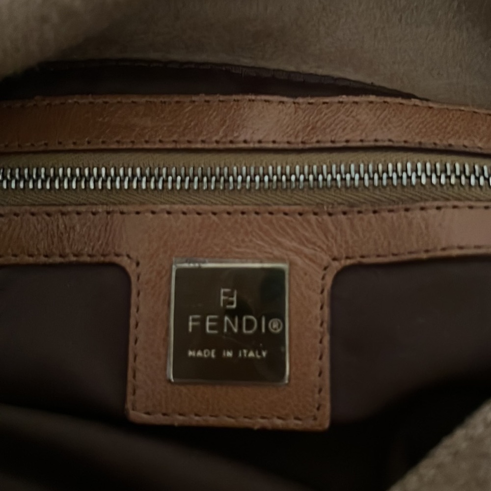 FENDI cashmere Zucca Mama Baguette Bag - Picture 4 of 13